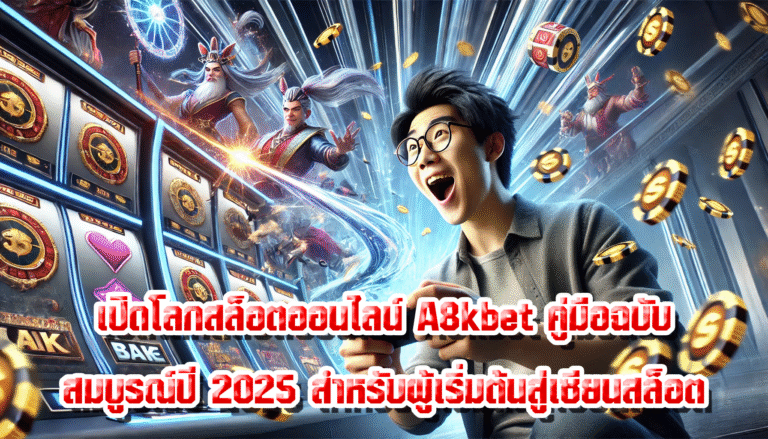 เปิดโลกสล็อตออนไลน์ A8kbet คู่มือฉบับสมบูรณ์ปี 2025 สำหรับผู้เริ่มต้นสู่เซียนสล็อต