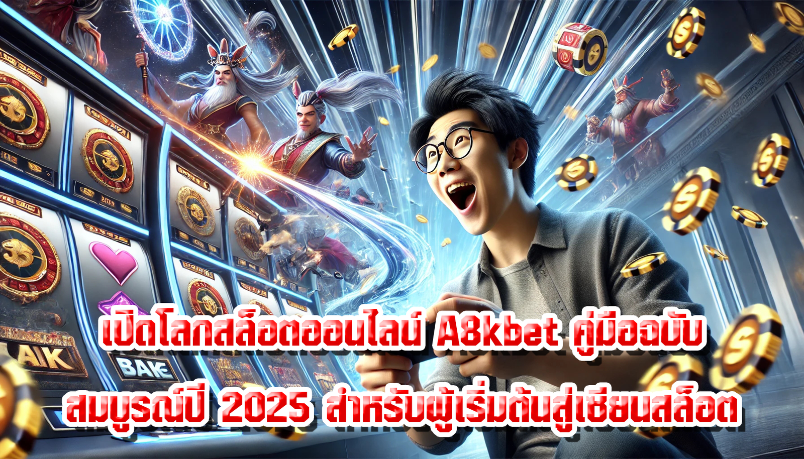 เปิดโลกสล็อตออนไลน์ A8kbet คู่มือฉบับสมบูรณ์ปี 2025 สำหรับผู้เริ่มต้นสู่เซียนสล็อต