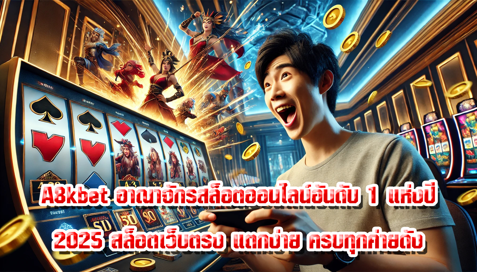 A8kbet อาณาจักรสล็อตออนไลน์อันดับ 1 แห่งปี 2025 สล็อตเว็บตรง แตกง่าย ครบทุกค่ายดัง