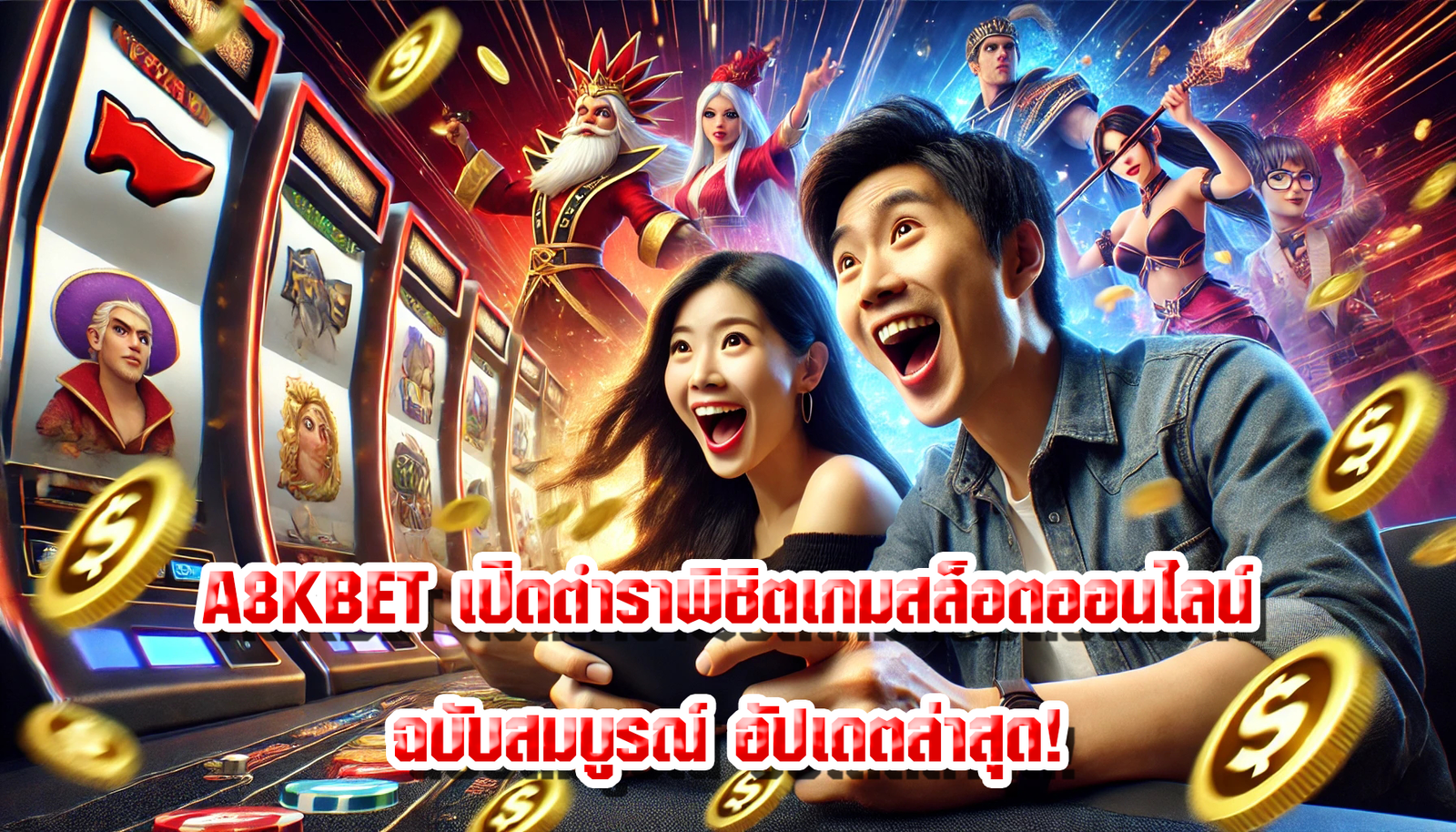 A8KBET เปิดตำราพิชิตเกมสล็อตออนไลน์ฉบับสมบูรณ์ อัปเดตล่าสุด!