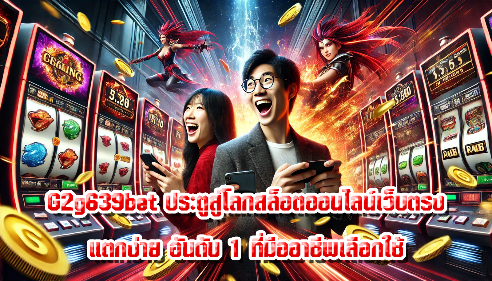 G2g639bet ประตูสู่โลกสล็อตออนไลน์เว็บตรง แตกง่าย อันดับ 1 ที่มืออาชีพเลือกใช้