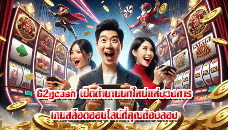 G2gcash เปิดตำนานบทใหม่แห่งวงการเกมสล็อตออนไลน์ที่คุณต้องลอง